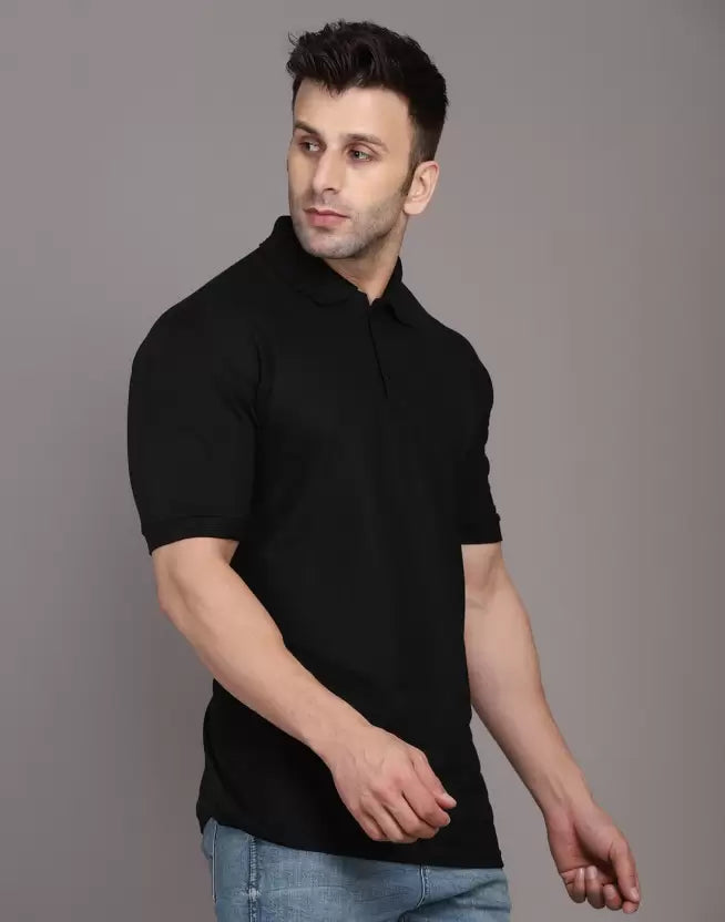 Yarnmen Black T Shirt